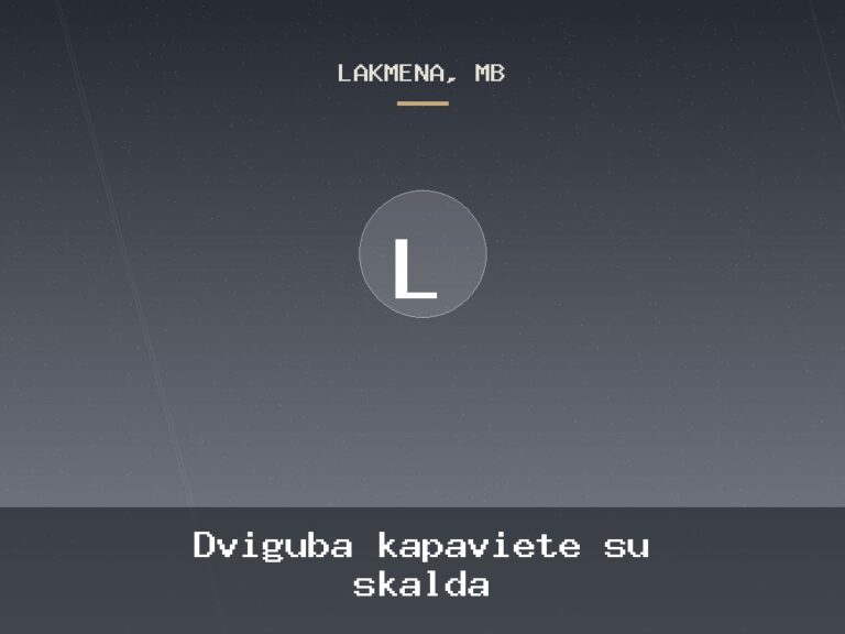 Dviguba kapaviete su skalda