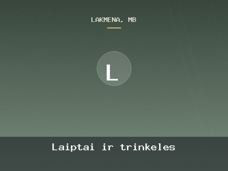Laiptai ir trinkeles