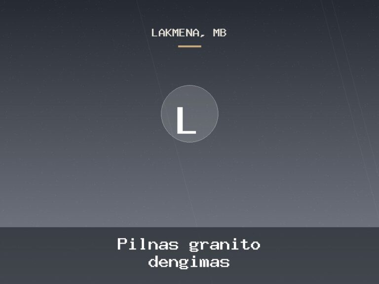 Pilnas granito dengimas